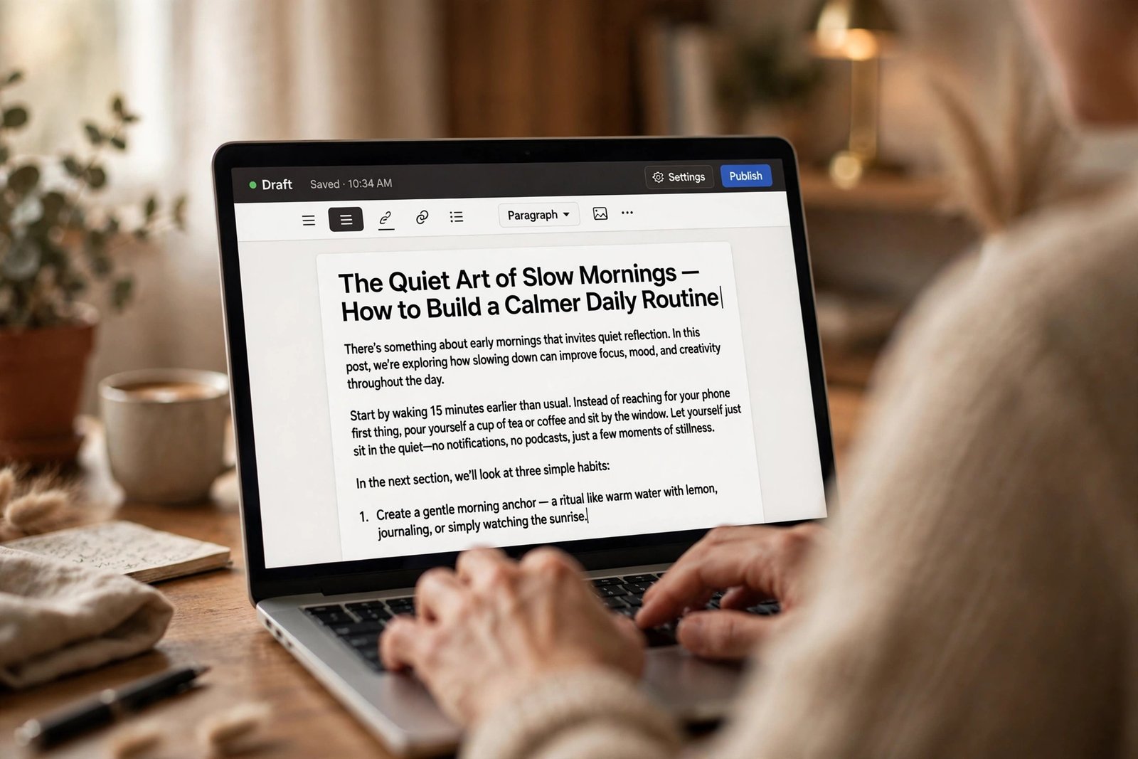 AI writing assistants fit right into your blogging workflow.