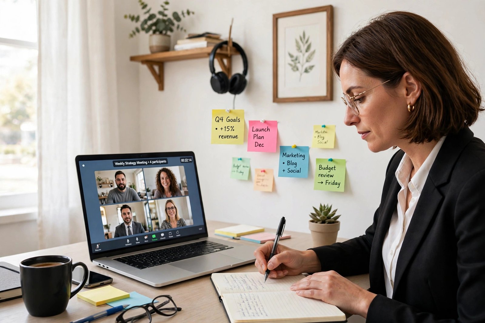 AI notes let you focus on the conversation itself.