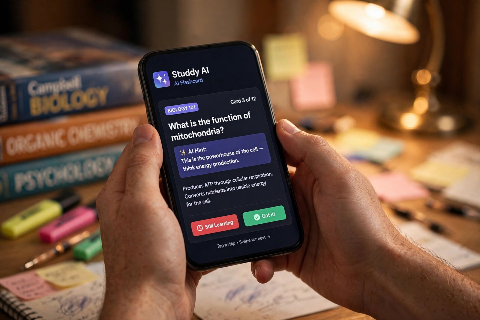AI flashcard apps turn dead time into study time.
